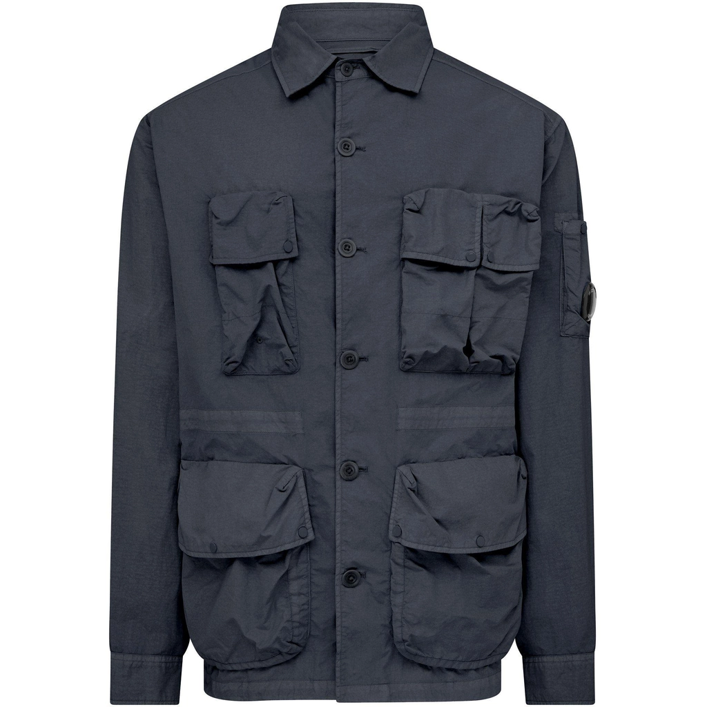CP Company Lens Detail Overshirt - Total Eclip 888